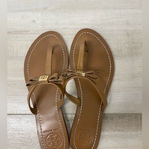 Tory Burch Leather Sandler - Worn Twice Size 8